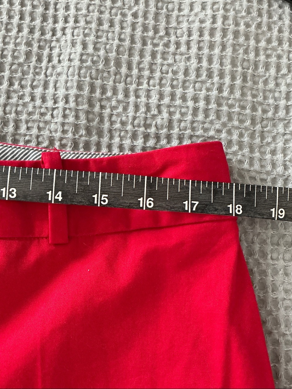 Talbots Signature Red Cropped Ankle Pants NWT size 12 - Picture 8 of 10